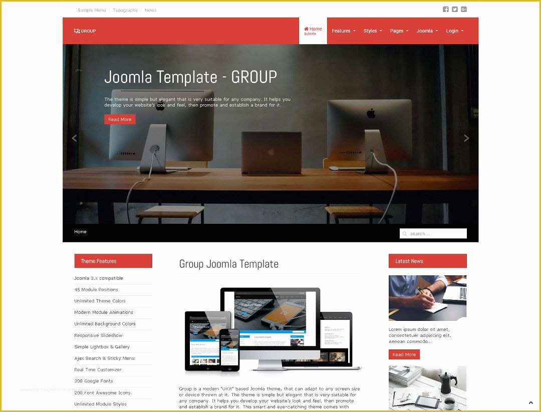 Joomla 3 X Templates Free Of Joomla Template Group