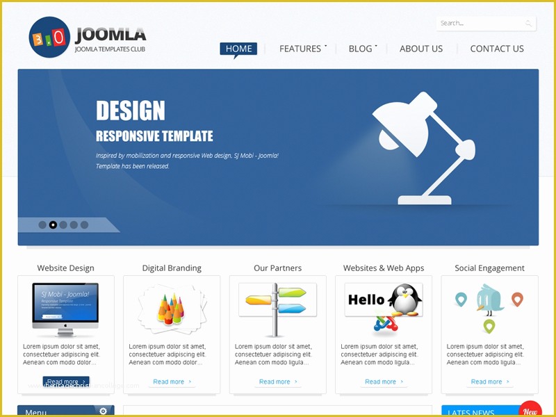 Joomla 3 X Templates Free Of Sj Joomla3 Free Template for Joomla 3 X