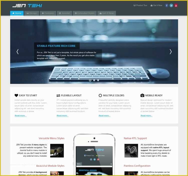 Joomla Intranet Template Free Of Joomla Portfolio Template Modern Design for Business