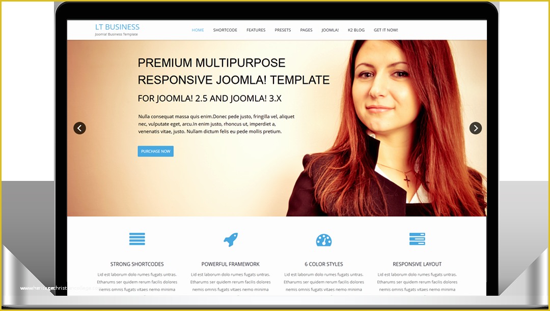 Joomla One Page Template Free Of Lt Business Free E Page Responsive Business Joomla