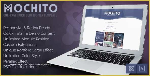 Joomla One Page Template Free Of Mochito E Page Portfolio Joomla Template by