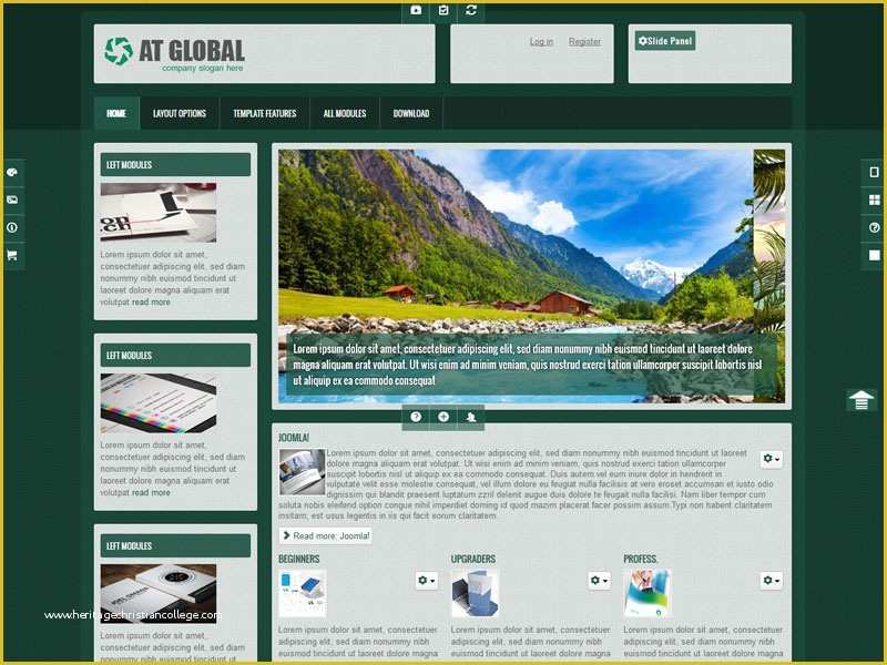 Joomla Templates Free Download Of at Global Free Joomla Business Template