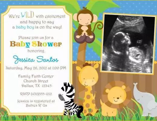 Jungle Baby Shower Invitations Free Template Of Safari Jungle Animals Baby Shower Invitation by Jcbabycakes