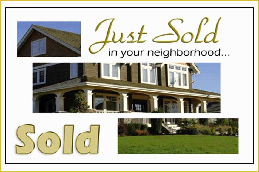 Just sold Postcard Templates Free Of Just sold Postcards – the Best Free Real Estate Templates