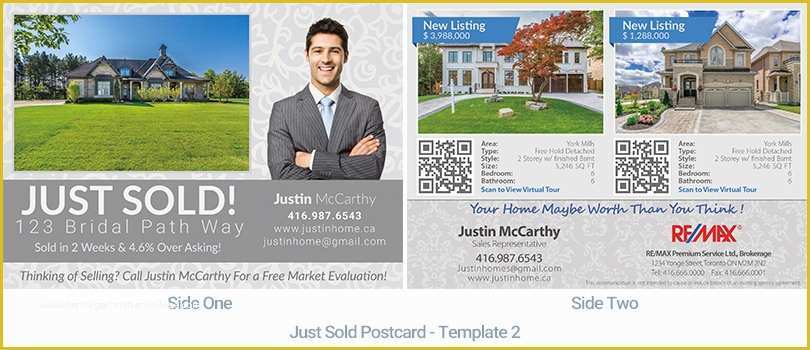 Just sold Postcard Templates Free Of Real Estate Postcard Houssmax