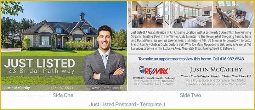 Just sold Postcard Templates Free Of Real Estate Postcard Houssmax