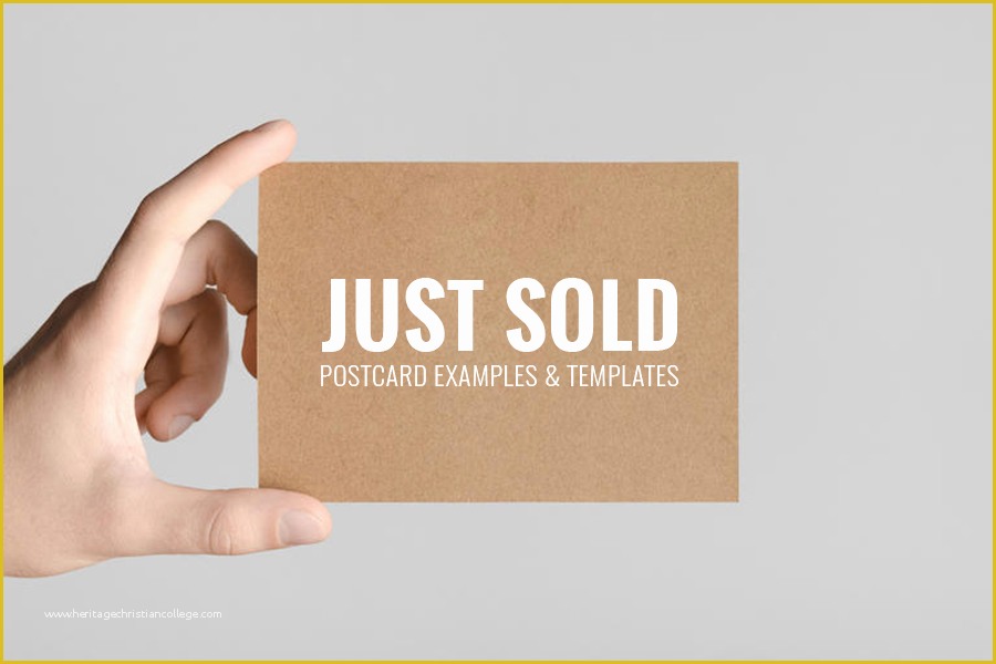 Just sold Postcard Templates Free Of top 25 Just sold Postcard Examples & Templates From the Pros