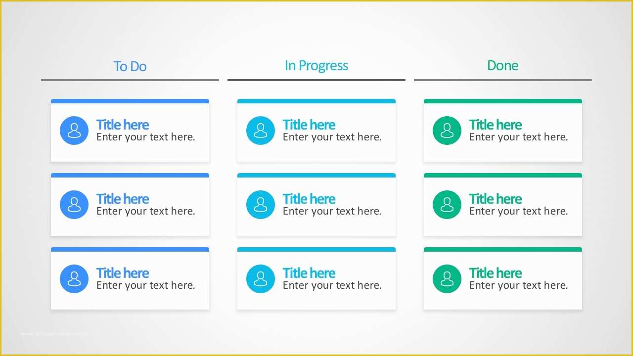 Kanban Board Template Free Of Editable Kanban Board Powerpoint Templates