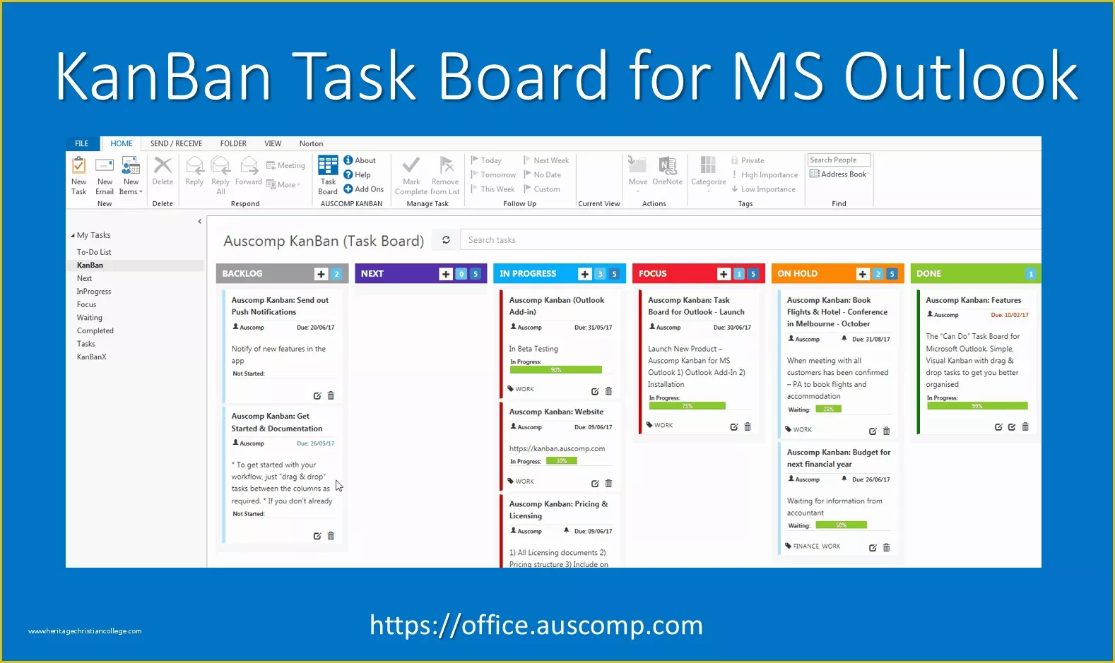 Kanban Board Template Free Of for All Ms Outlook Users who are Frustrated Office365