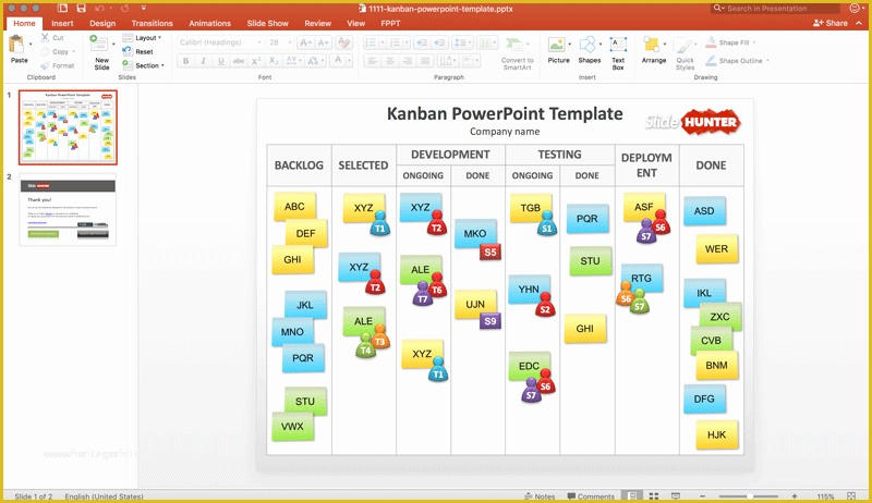 Kanban Board Template Free Of Free Kanban Board Templates for Powerpoint
