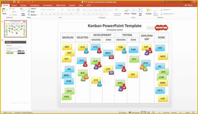 Kanban Board Template Free Of Free Kanban Board Templates for Powerpoint