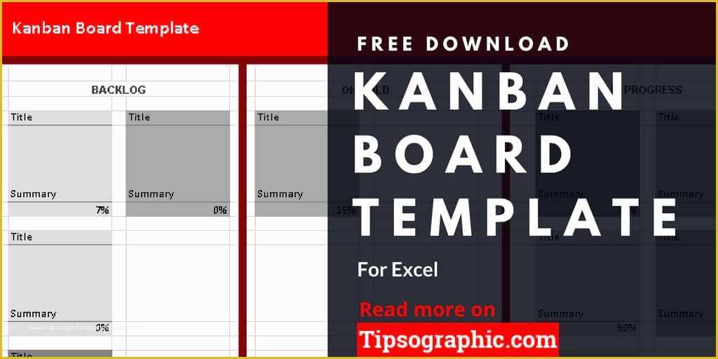 Kanban Board Template Free Of Kanban Board Template for Excel Free Download