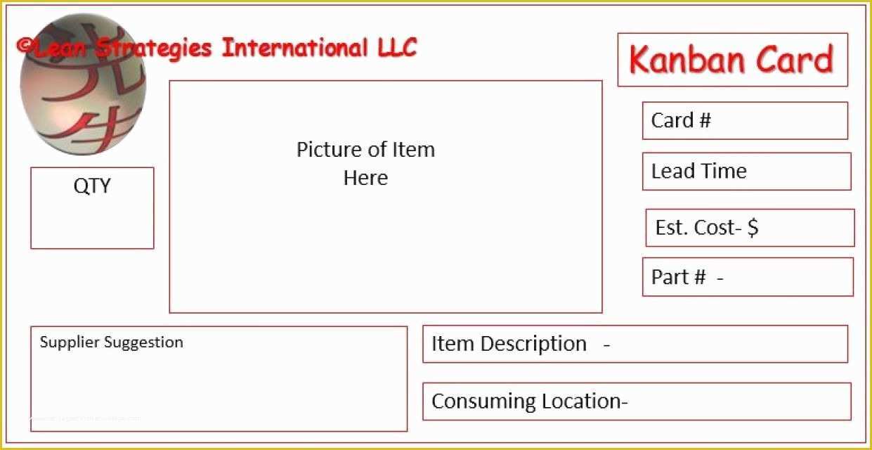 Kanban Templates Free Of Kanban Card Templates Kanban Pinterest