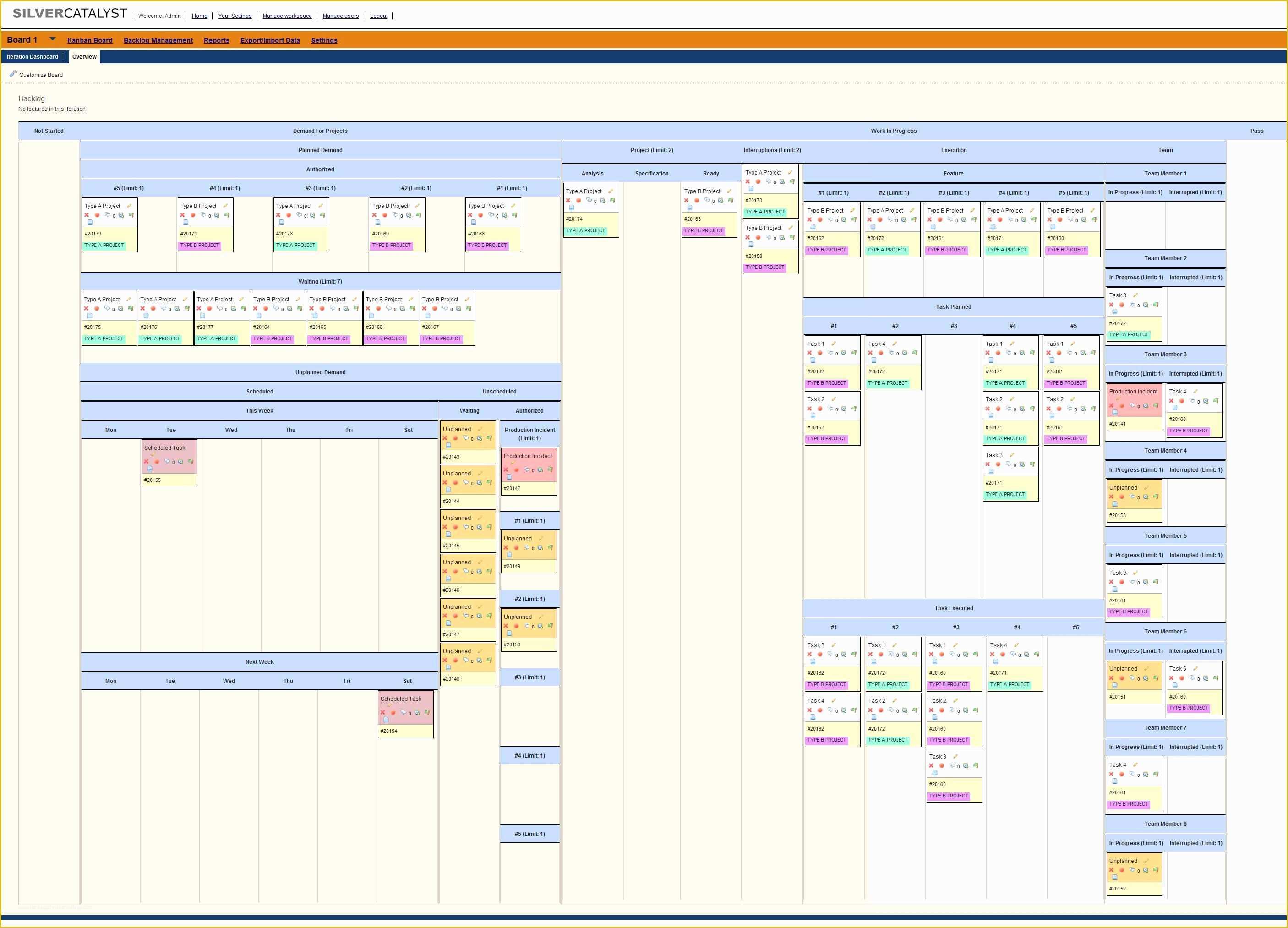 Kanban Templates Free Of Kanban Excel Template Download