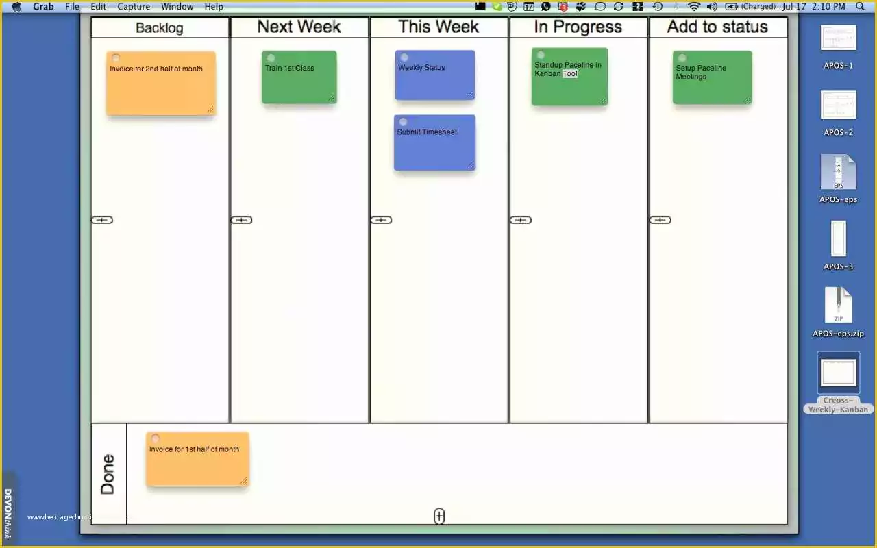 Kanban Templates Free Of Kanban Excel Template