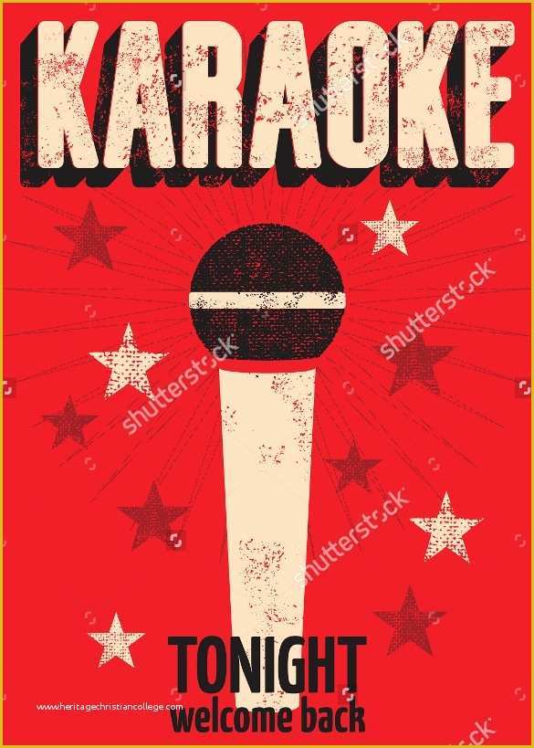 Karaoke Flyer Template Free Of 19 Karaoke Night Flyer Templates