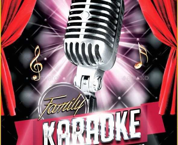 Karaoke Flyer Template Free Of 55 Club &amp; Party event Flyer Templates Tutorial Zone