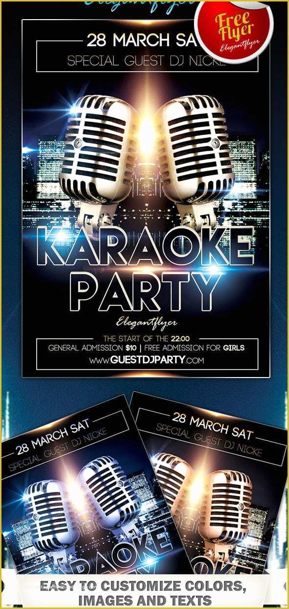 Karaoke Flyer Template Free Of 70 Best Free Flyer Psd Templates 2017 Designmaz