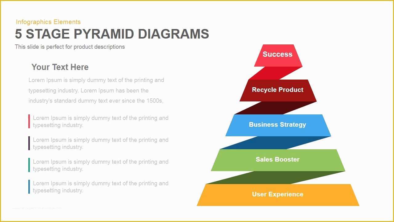 Keynote Presentation Templates Free Of 5 Stage Pyramid Diagrams Powerpoint Template and Keynote