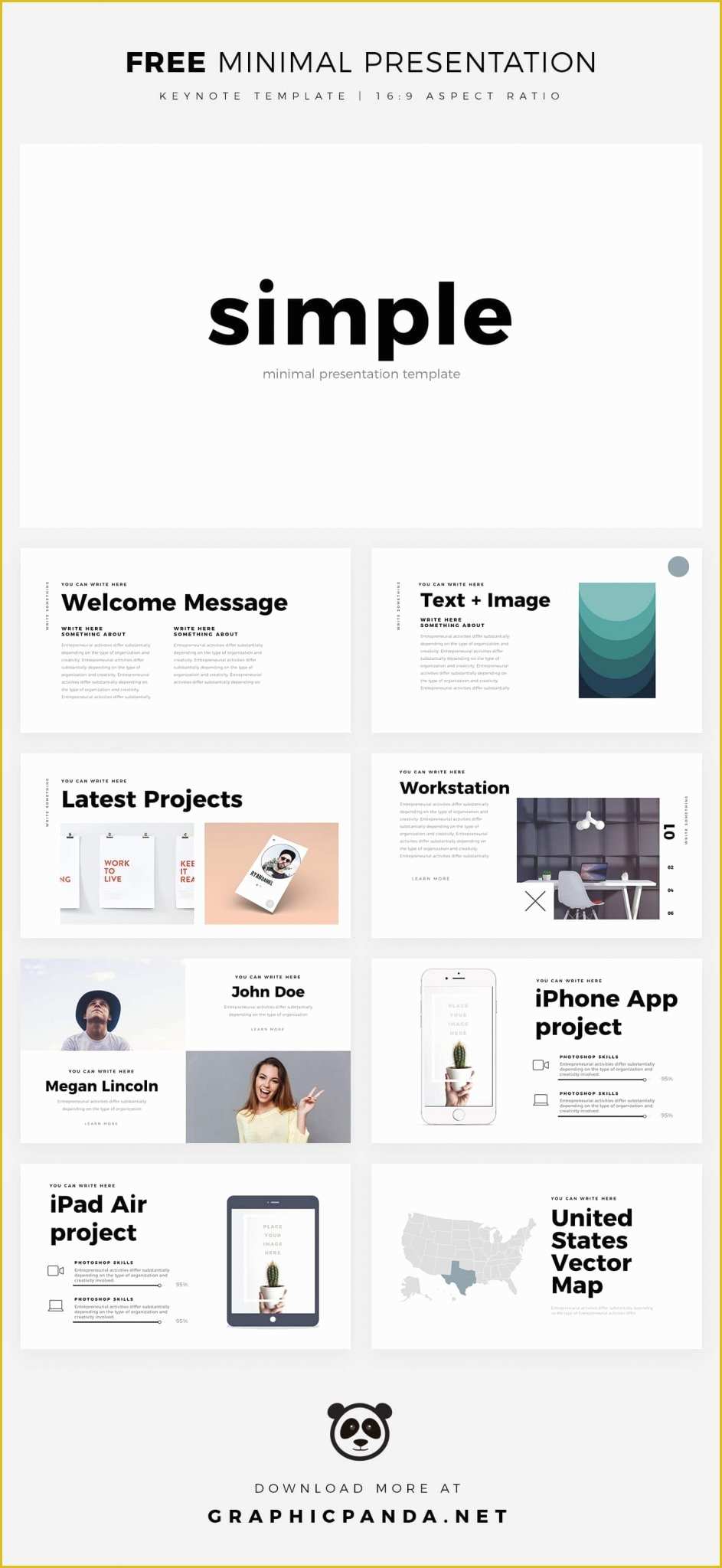 Keynote Presentation Templates Free Of Free Simple Minimal Keynote Template by Louistwelve