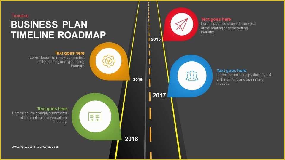 Keynote Roadmap Template Free Of Business Plan Timeline Roadmap Template for Powerpoint and