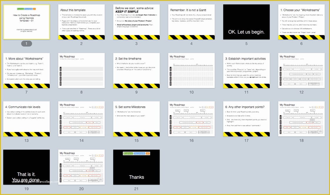 Keynote Roadmap Template Free Of Keynote Roadmap Template Guide Step by Step