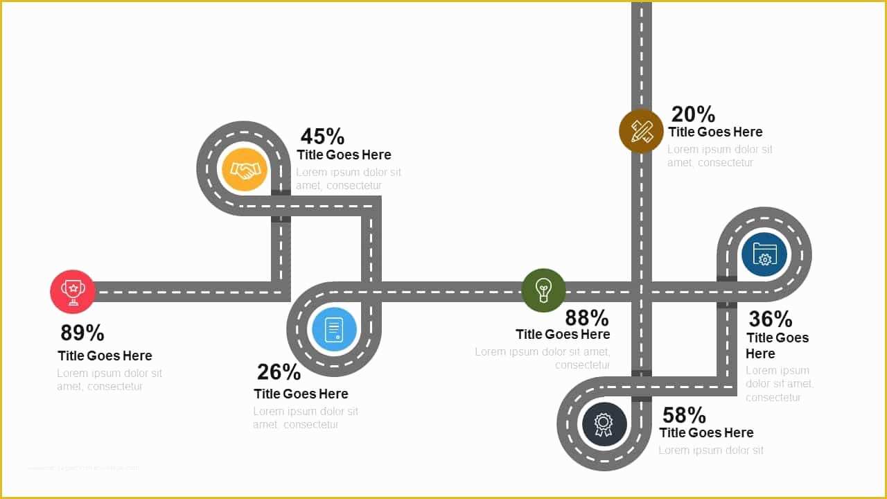 Keynote Roadmap Template Free Of Success Roadmap Powerpoint Template and Keynote Slide