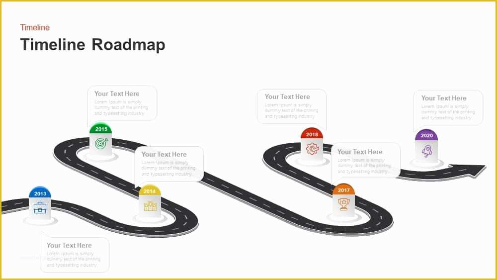 Keynote Roadmap Template Free Of Timeline Roadmap Powerpoint Template and Keynote