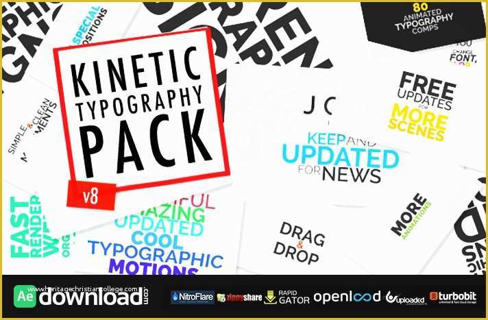 Kinetic Typography after Effects Template Free Download Of Kinetic Typography after Effects Template Free Download