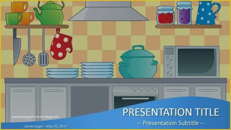 Kitchen Remodeling Templates Free Of Free Kitchen Cartoon Powerpoint