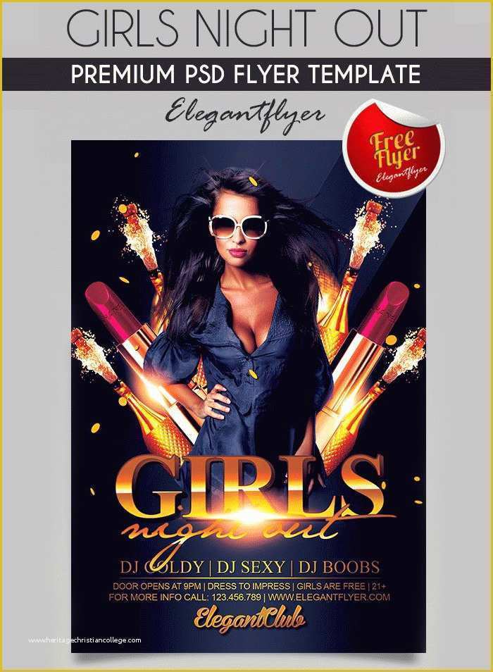 Ladies Night Out Flyer Template Free Of 55 Free Party & event Flyer Psd Templates Designyep