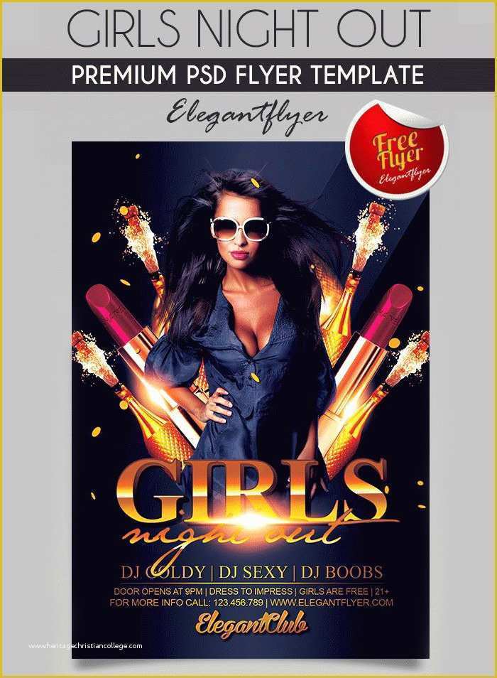 Ladies Night Out Flyer Template Free Of 55 Free Party &amp; event Flyer Psd Templates Designyep