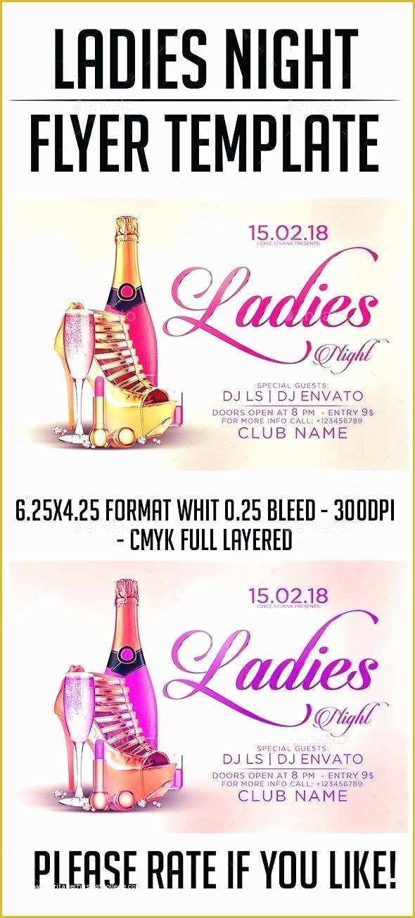 Ladies Night Out Flyer Template Free Of La S Night Flyer Template Psd Designs Examples Free