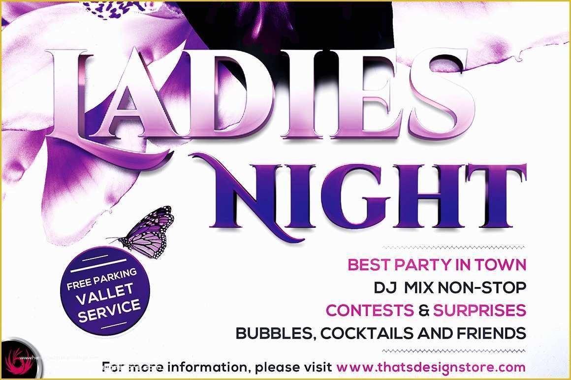 Ladies Night Out Flyer Template Free Of La S Night Flyer Template V6 Flyer Templates On