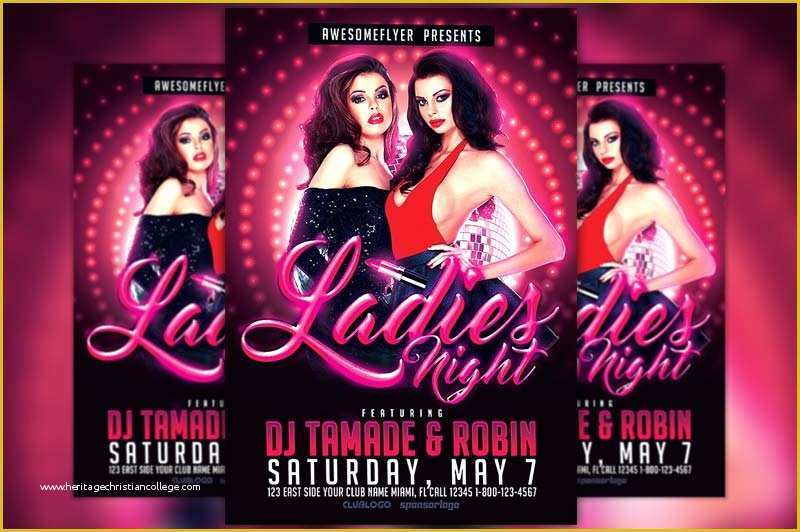 Ladies Night Out Flyer Template Free Of La S Night Free Flyer Template Download Free Flyer for