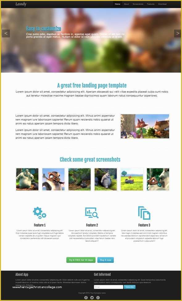 Landing Page Templates Free Download In HTML Of 27 Best Responsive HTML Landing Page Templates Free Premium