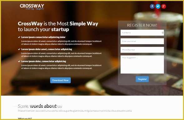 Landing Page Templates Free Download In HTML Of 27 Best Responsive HTML Landing Page Templates Free Premium