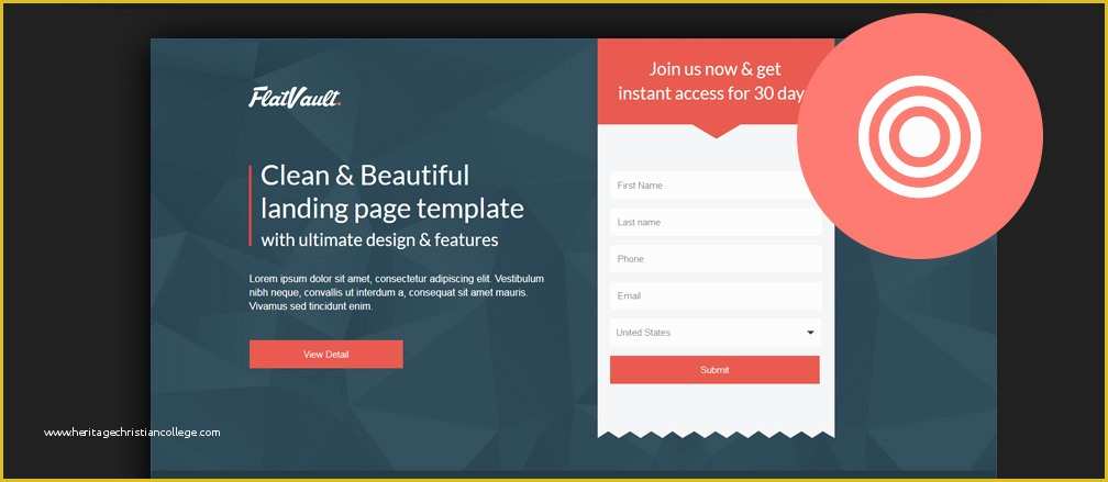 Landing Page Templates Free Download In HTML Of 50 Best Instapage Landing Page Templates 2017