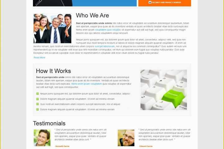 Landing Page Templates Free Download In HTML Of Free Landing Page Templates