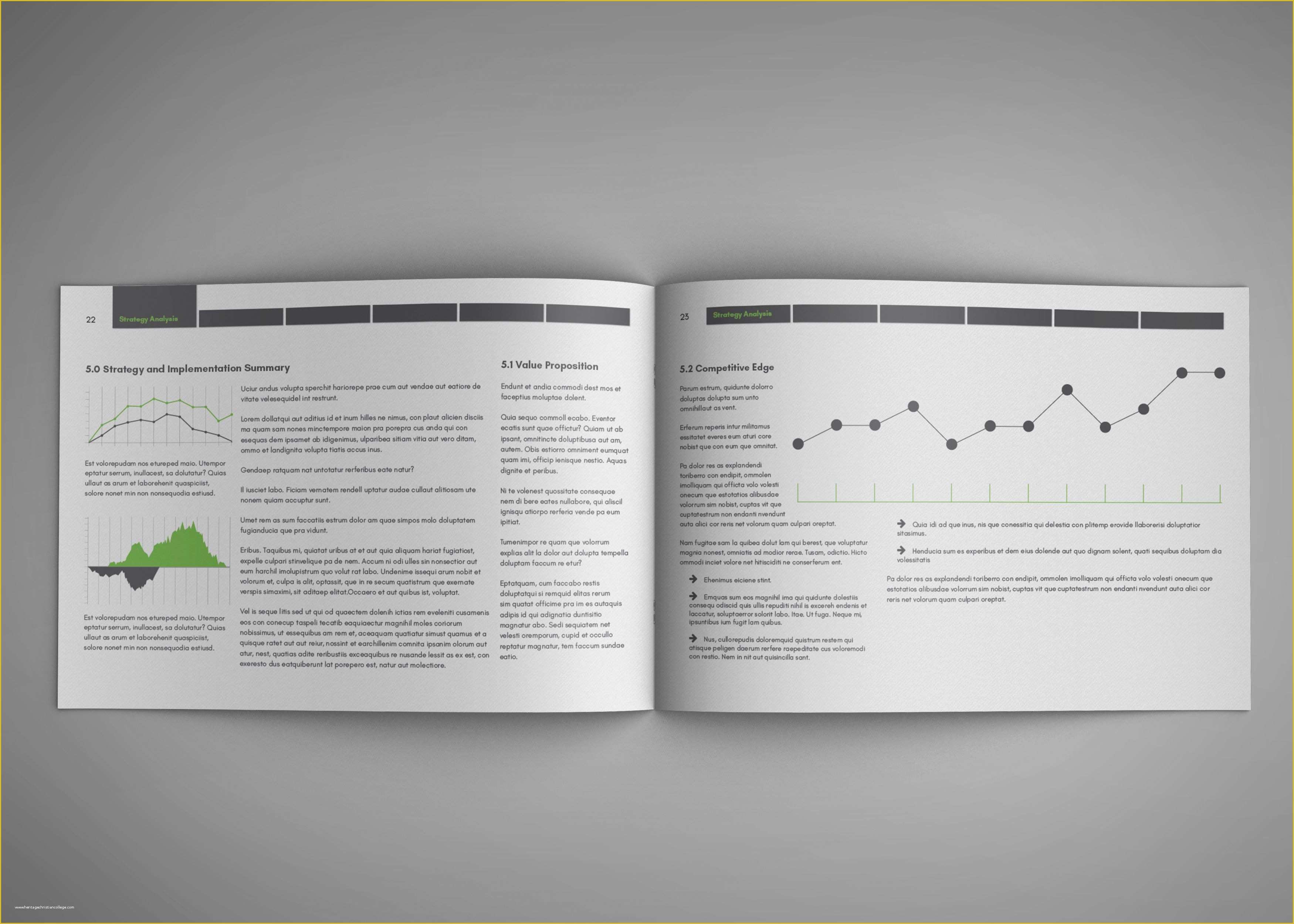 Landscape Business Plan Template Free Of Business Plan Template M2 – A4 Landscape