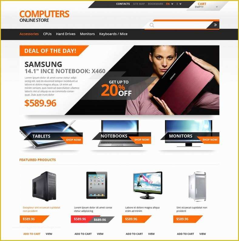 Laptop Website Templates Free Download Of 12 Best Technology Store Prestashop Website Templates
