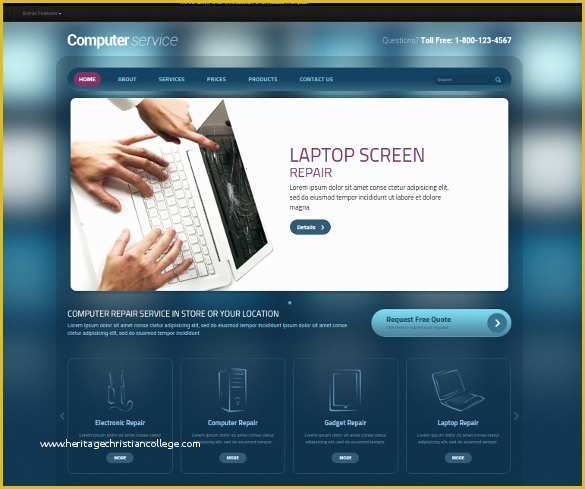 laptop-website-templates-free-download-of-puter-hardware-website