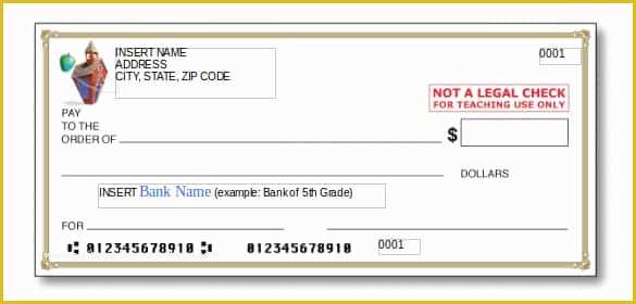 Large Fake Check Template Free Of 24 Blank Check Template Doc Psd Pdf & Vector formats