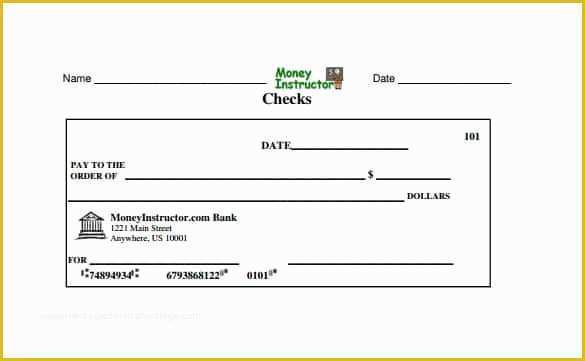 Large Fake Check Template Free Of 24 Blank Check Template Doc Psd Pdf & Vector formats