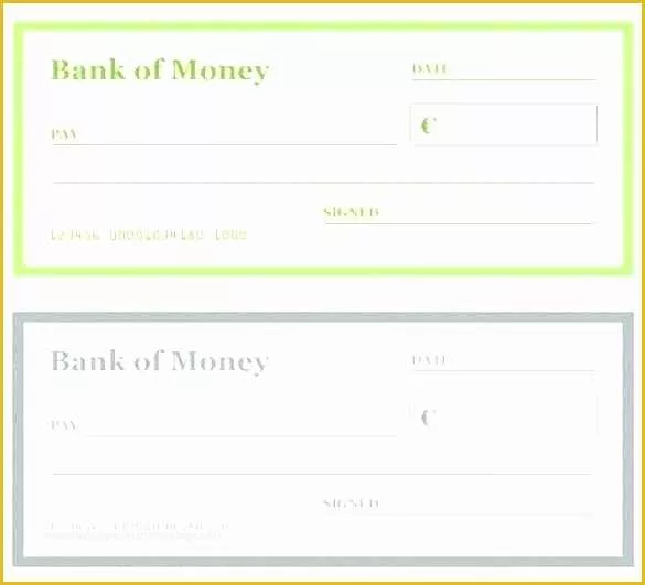 Large Fake Check Template Free Of Best Blank Check Templates for Excel Check Template Big