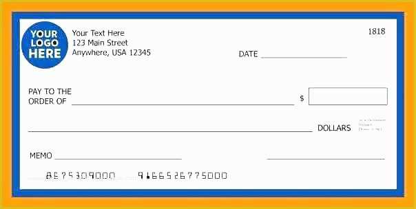 Large Fake Check Template Free Of Big Check Template Free Download Fake Checks Cheque for