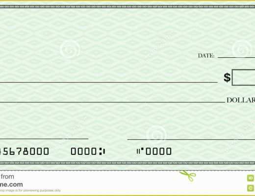 Large Fake Check Template Free Of Blank Check Clipart