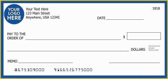 Large Fake Check Template Free Of Presentation Check Template Free Alanchinlee