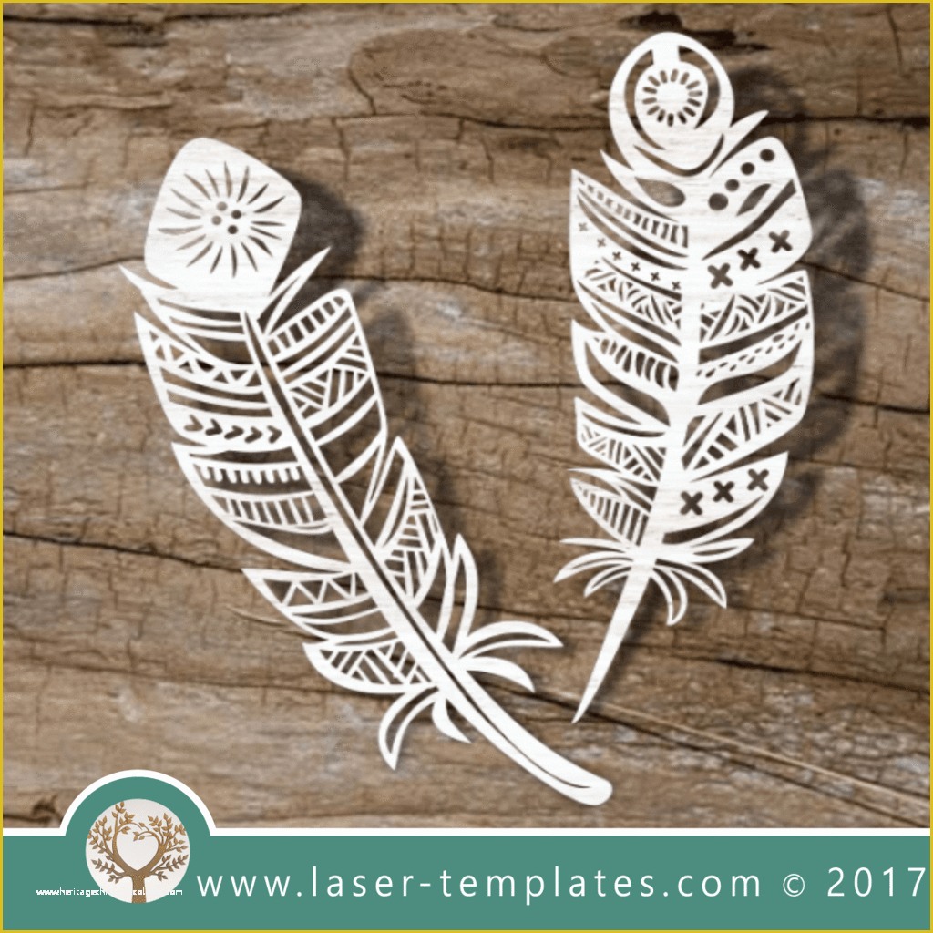 Laser Cut Templates Free Of Laser Cut Feather Template Line Store for Laser Cut