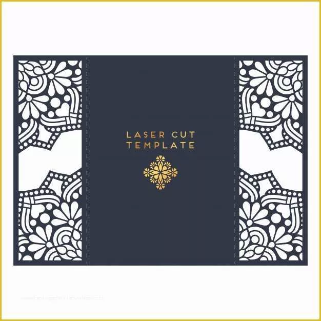 Laser Cut Templates Free Of Wedding Card Laser Cut Template Vintage Decorative